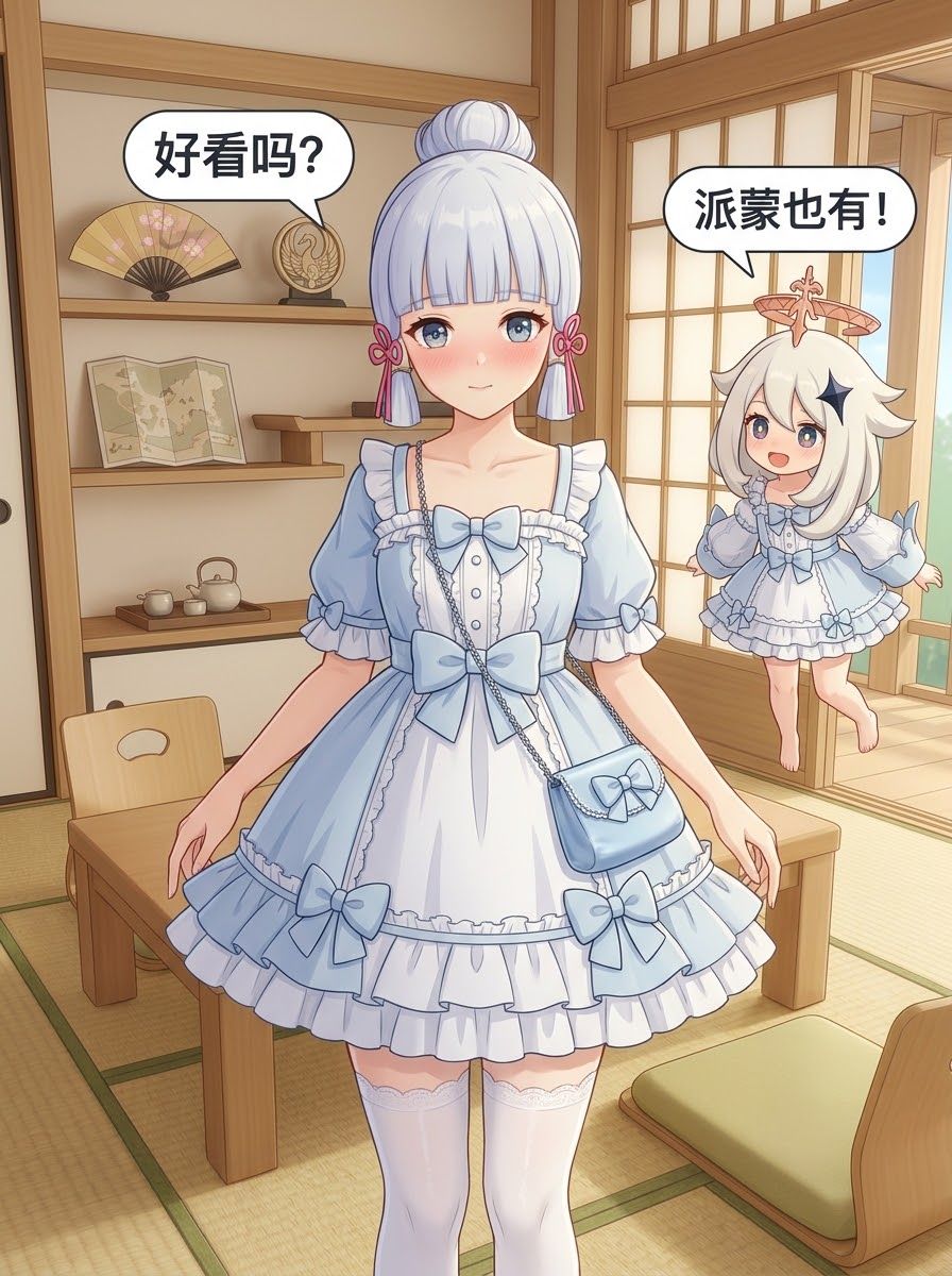 神里绫华：想看我穿洛丽塔？ 2