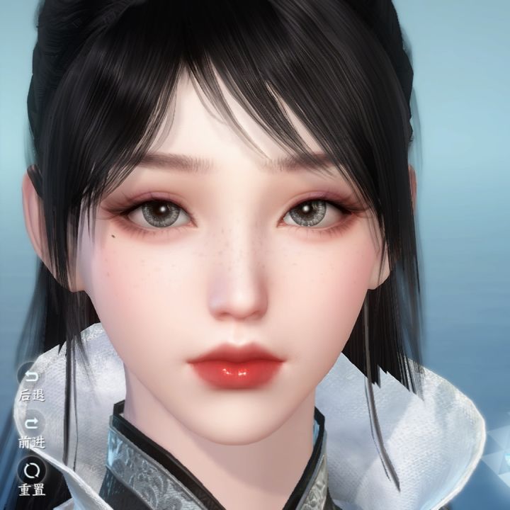【捏脸-记录贴】新女鹅~!胎毛刘海初体验截图