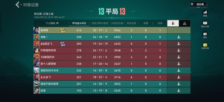 把手瓦打成端瓦了截图