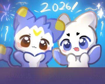 新年快乐！这是我自己画的