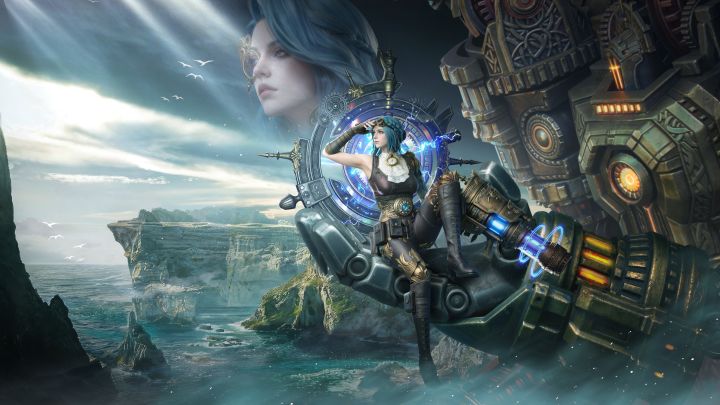 院线级高燃魔幻CG！美少女手撕巨型机甲，爽到飞起！截图