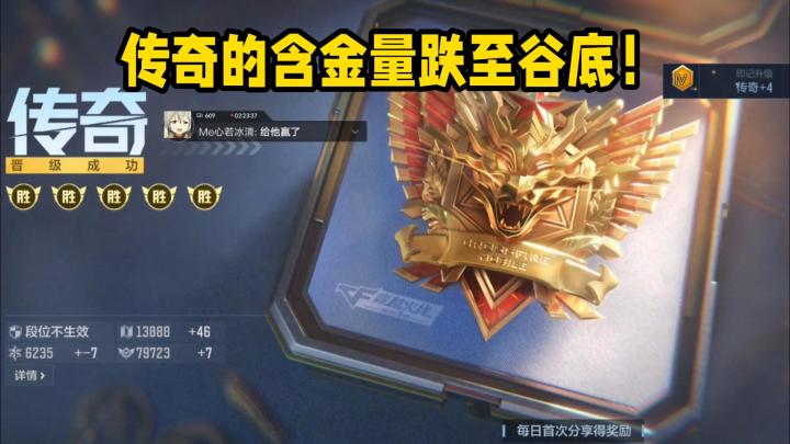 传奇的含金量跌至谷底!截图