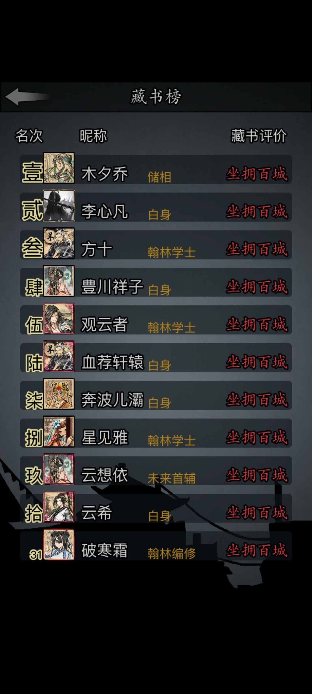 坐拥百城了 1