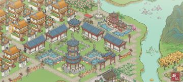 长廊+亭+塔微布局