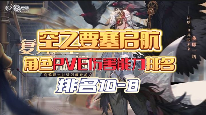 最新角色PVE输出排名,10-8截图