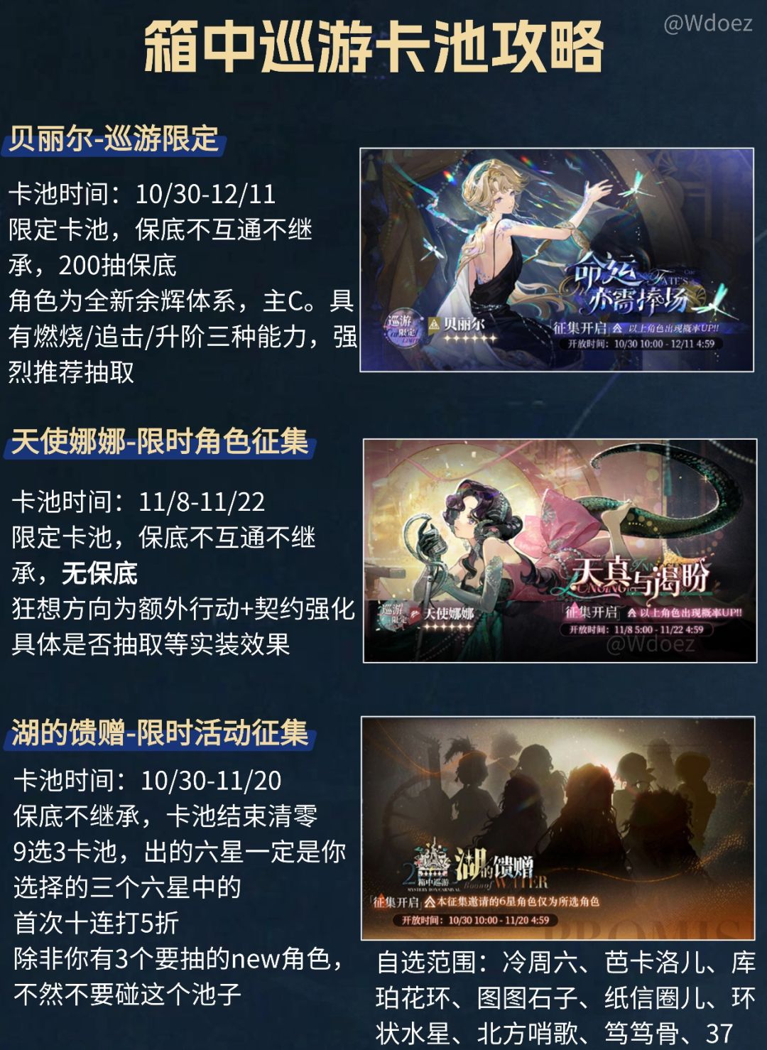 V3.2箱中巡游版本卡池抽取指南 | 重返未来 1