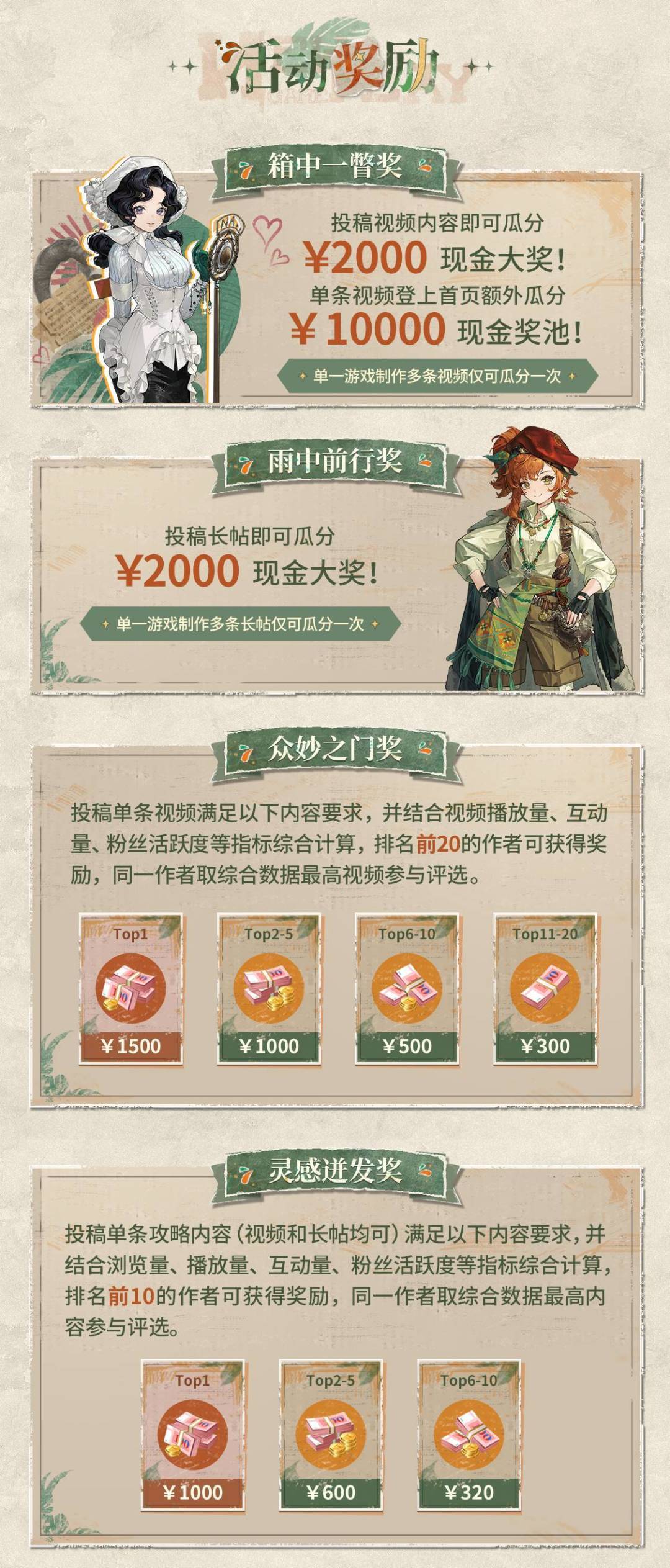 重返未来忧郁的热带创作征集令获奖名单公示 3