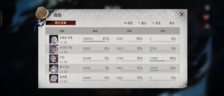 拉米娅的血月吸血没实装还是boss围猎中无效截图