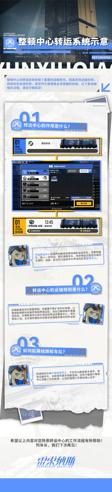 「整顿中心」转运系统示意