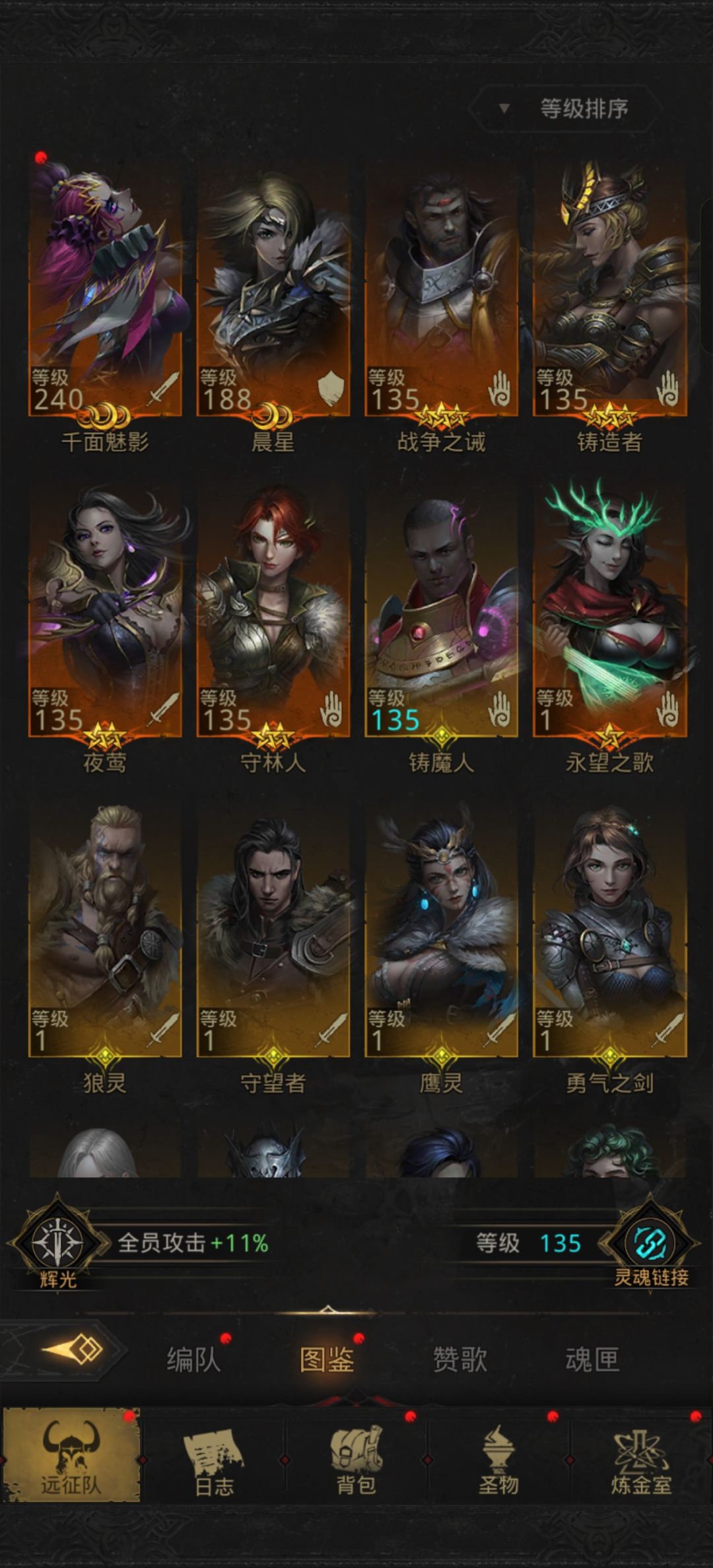 大佬们新年好,麻烦帮忙看下阵容 7