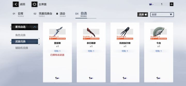 新人物池结束之后这个商店会刷新吗?截图