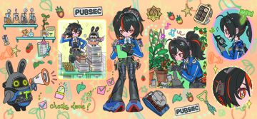 过塑手账：朱鸢