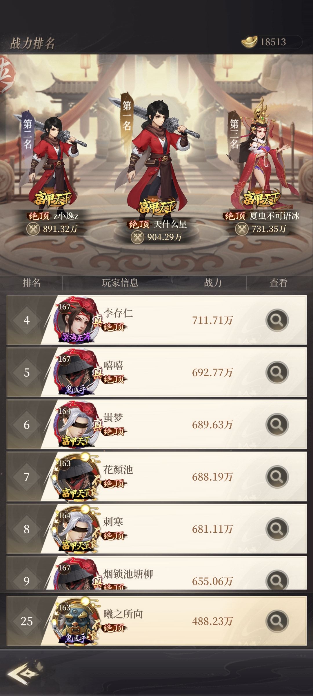 五周总览，最后发一回截图
