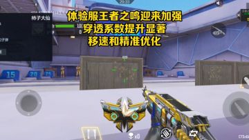 体验服王者之鸣迎来加强，穿透伤害提升显著，移速和精准优化！
