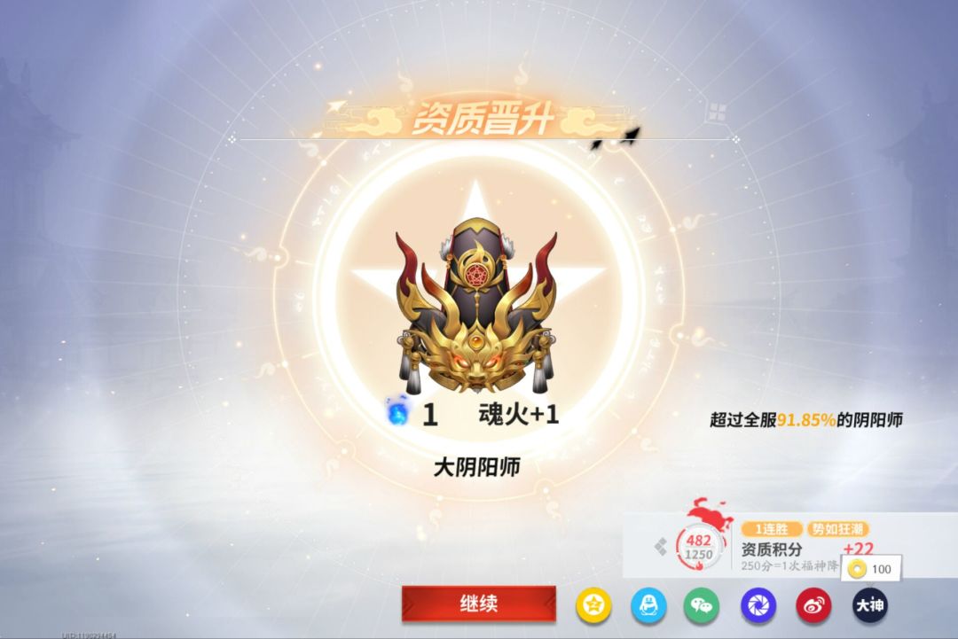 赛季目标达成 1