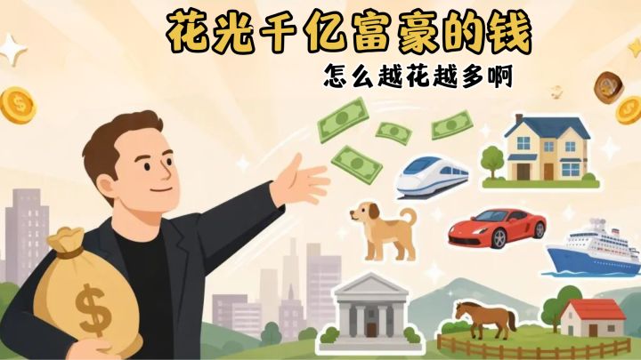 让我来花光马斯克的家产,余额居然越花越多?截图