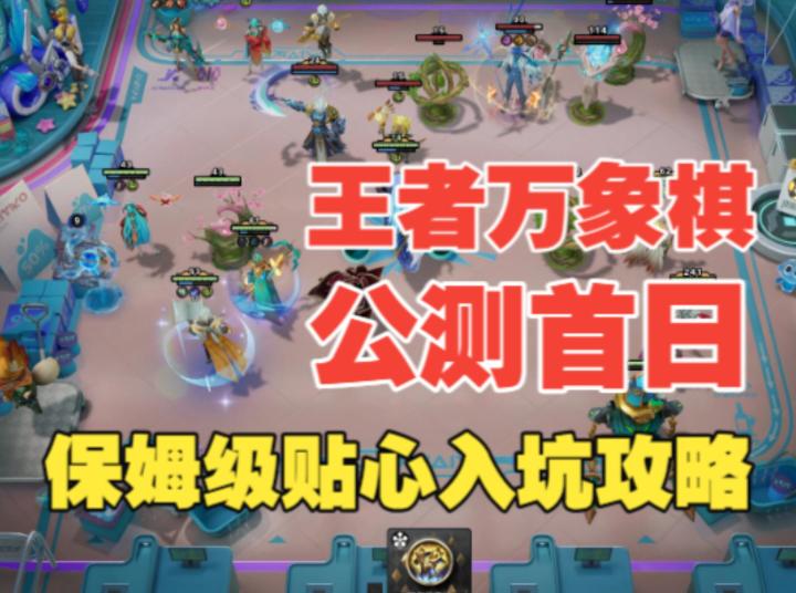 《王者万象棋》全网最贴心萌新入坑攻略,没玩过自走棋的也能看懂截图