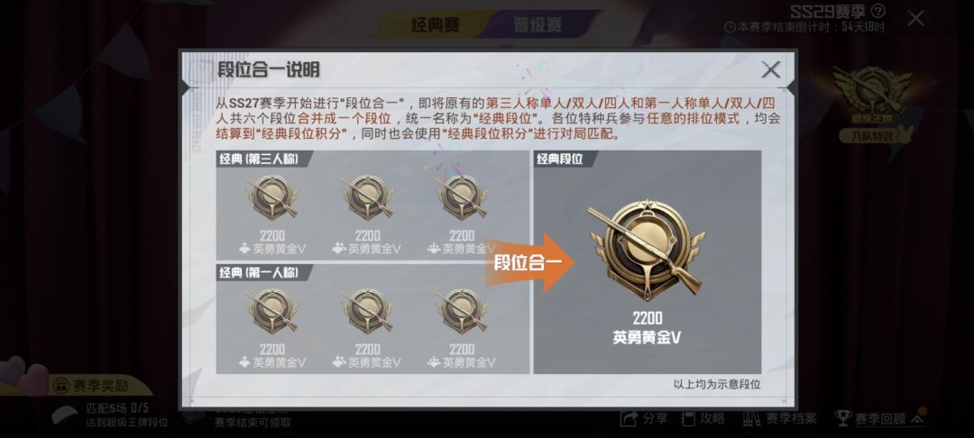 永劫无间啥时候段位合并 1