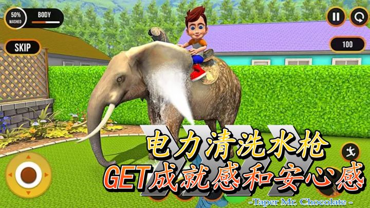 超解压！这游戏是真的有点魔性！——《电力清洗水枪游戏3D》截图