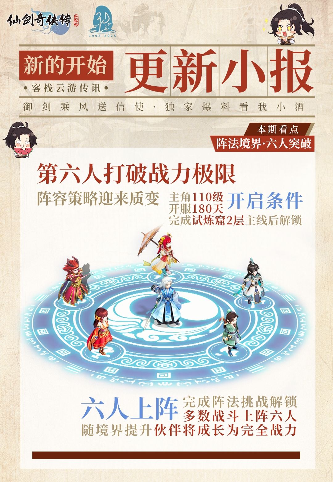 今日福利头条：全新阵法·第六人上阵！截图