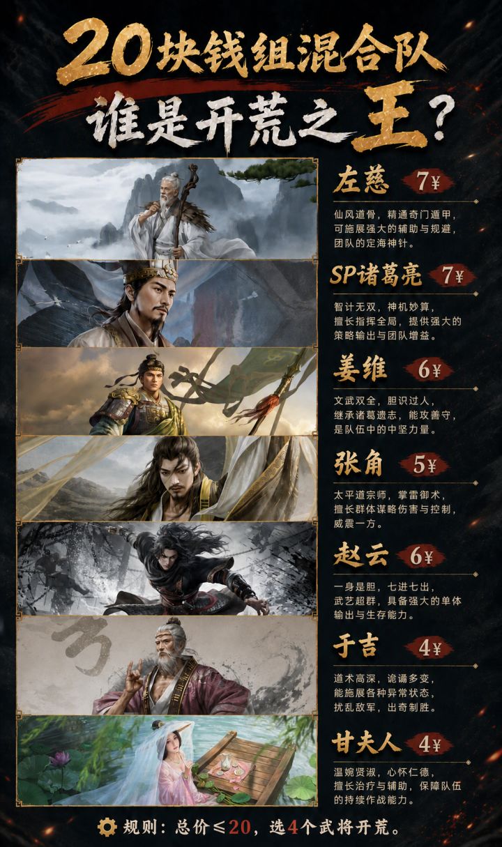 20块钱组混合队——谁是开荒之王?截图