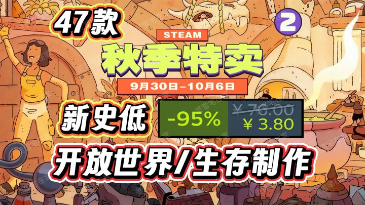 骨折到3块钱？47款开放世界/生存制作游戏【steam秋促】截图