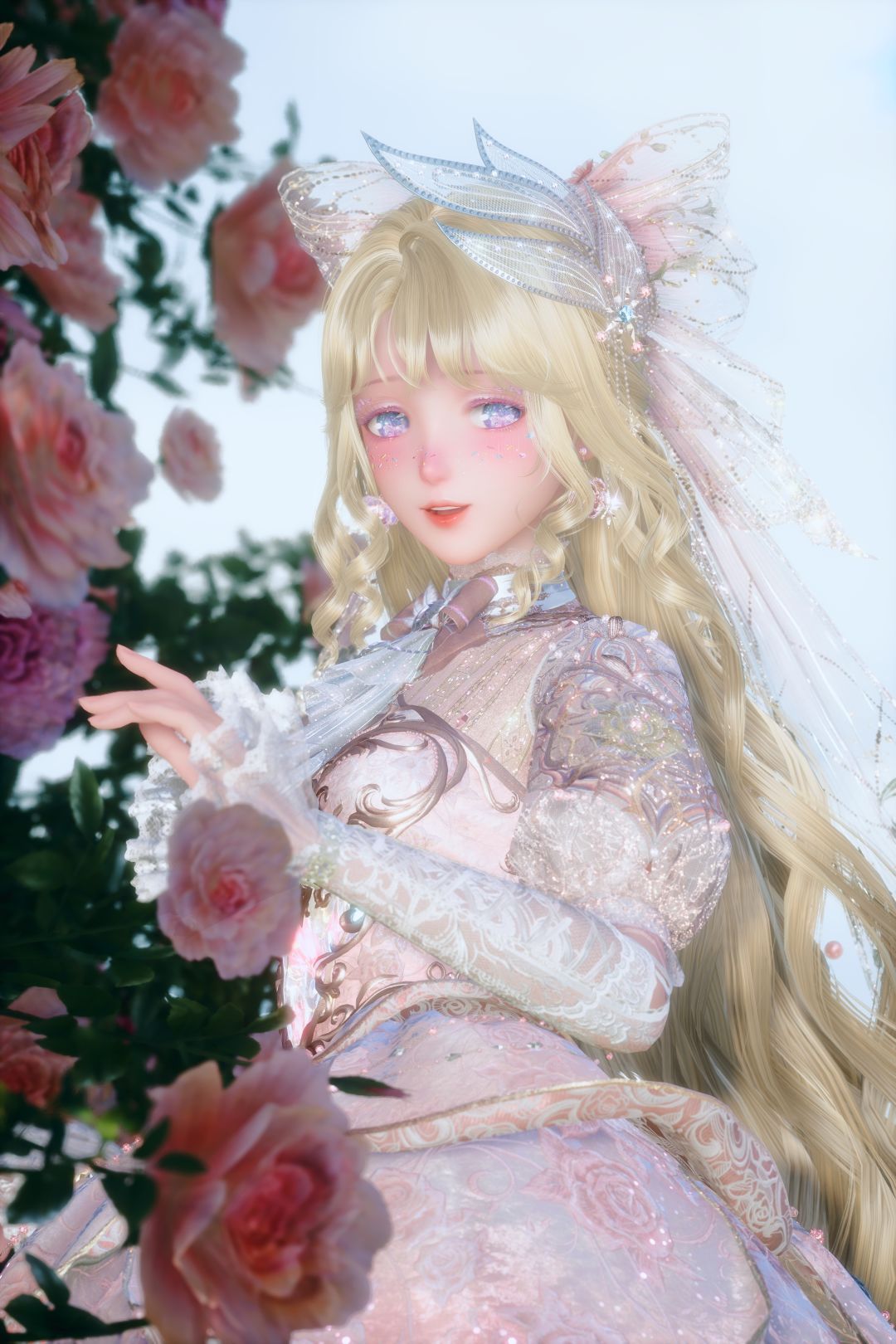 满园玫瑰盛放,落一襟朦胧花香 7