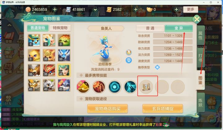 【攻略】宠物养成详解,附打书思路截图