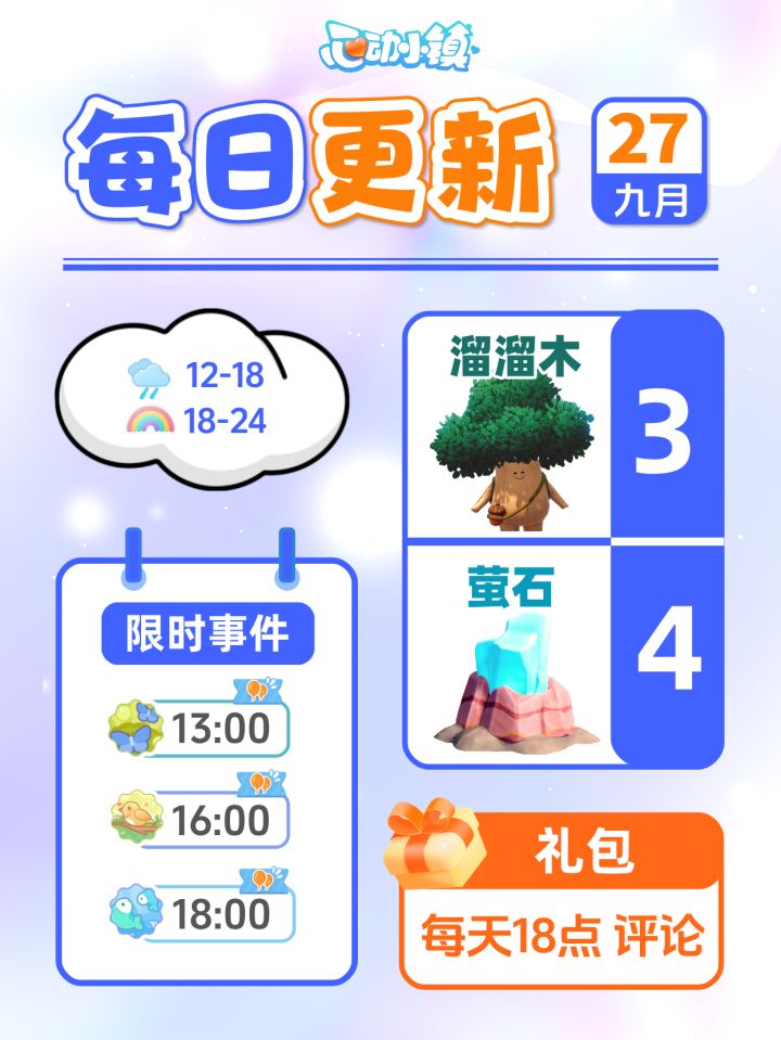 9月27日小镇日报溜溜木萤石兑换码 每日更新截图
