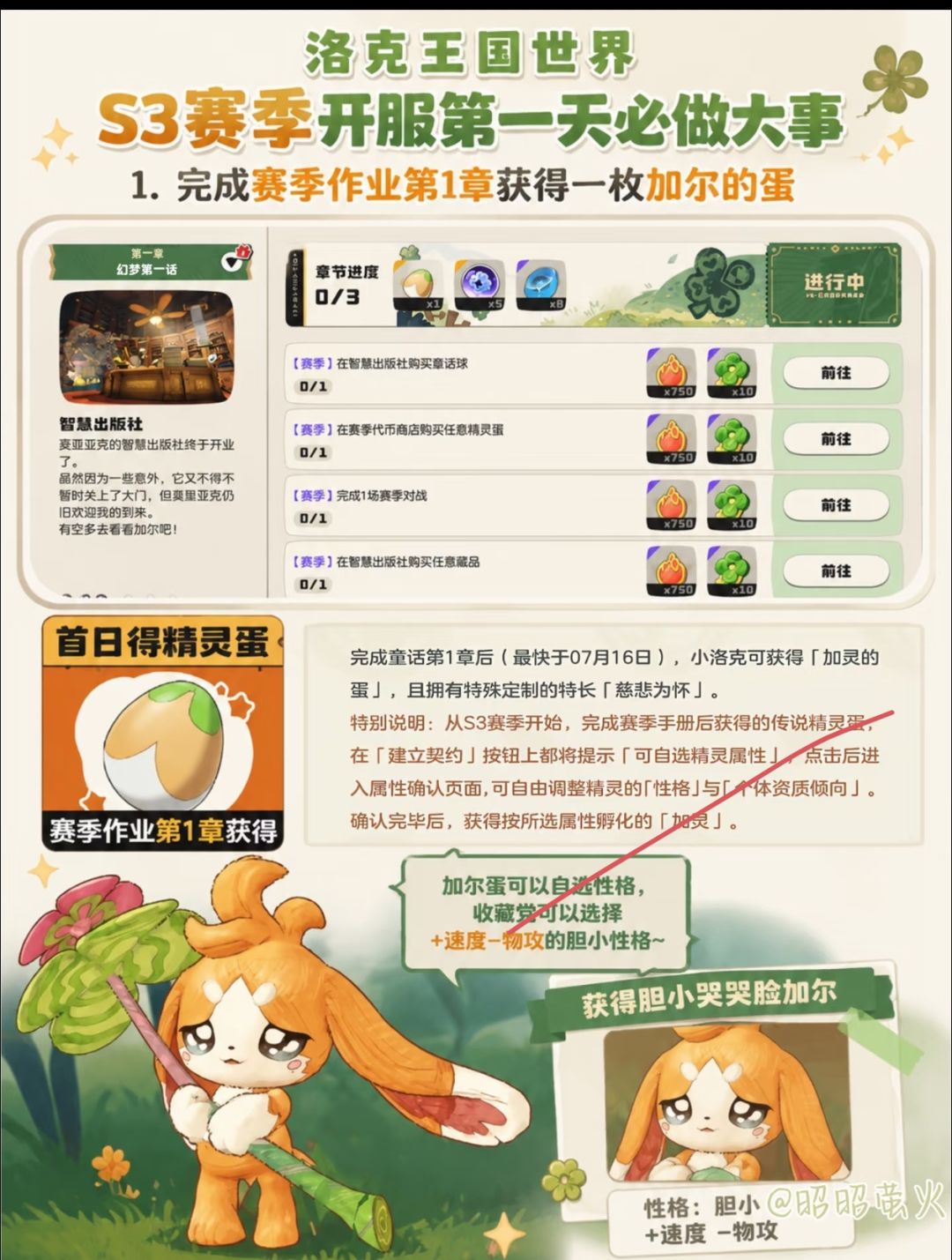洛克王国 S3开服首日，这8件事别漏做截图