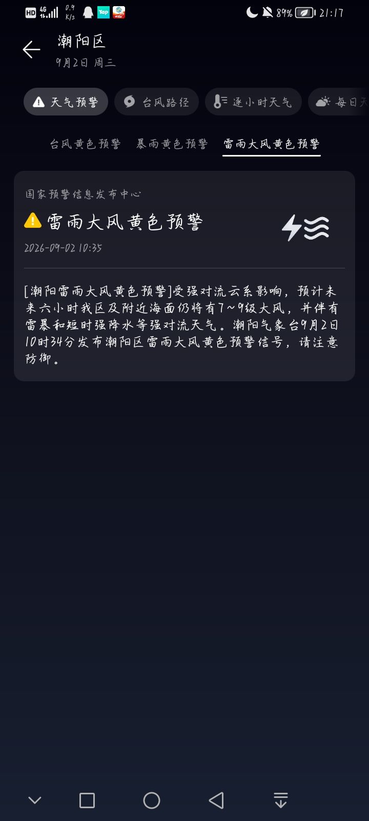 嗯对,沙德尔台风绕了一大圈来汕头了 3