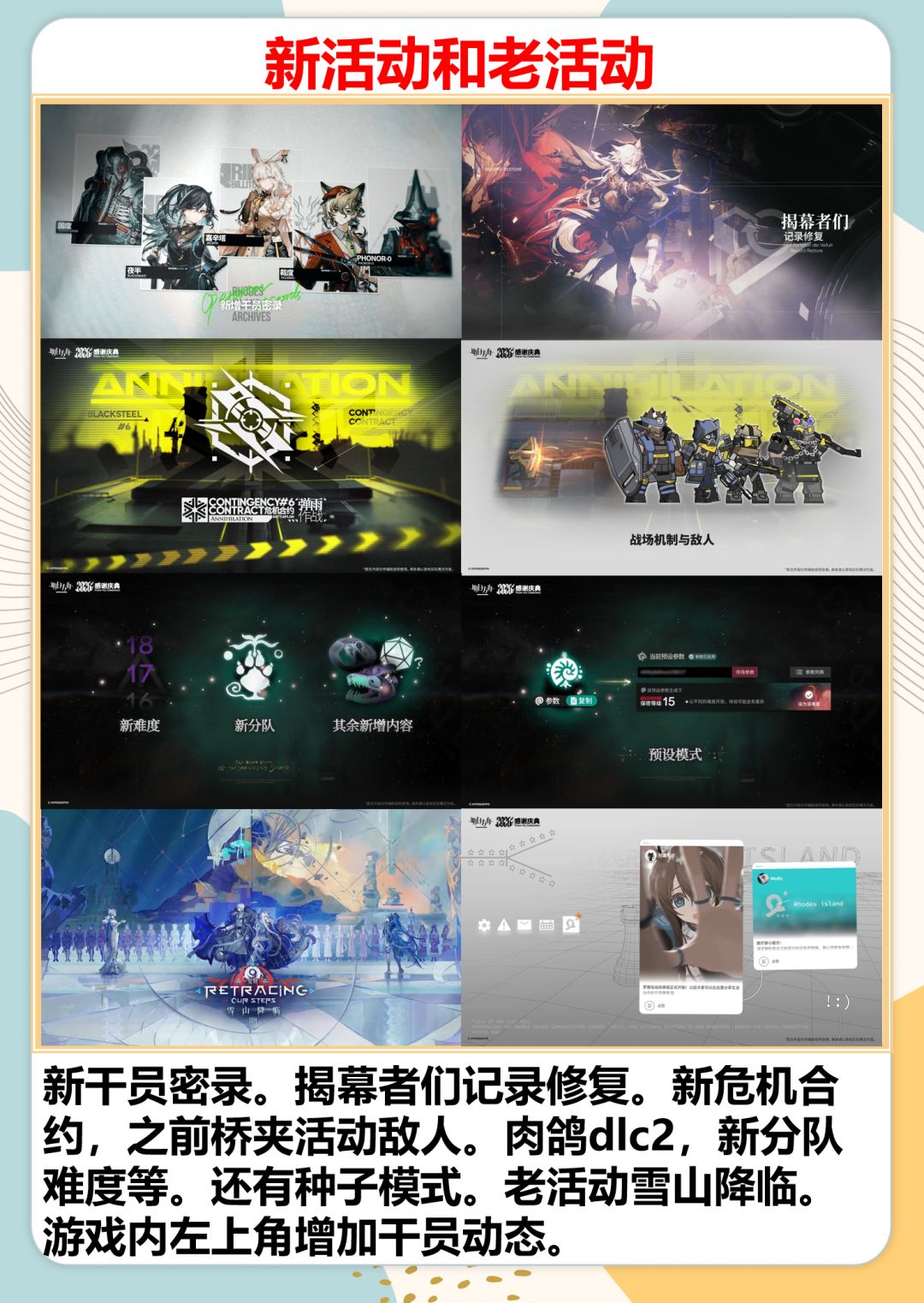 明日方舟塔露拉实装,卫戍协议常驻,送6星 13