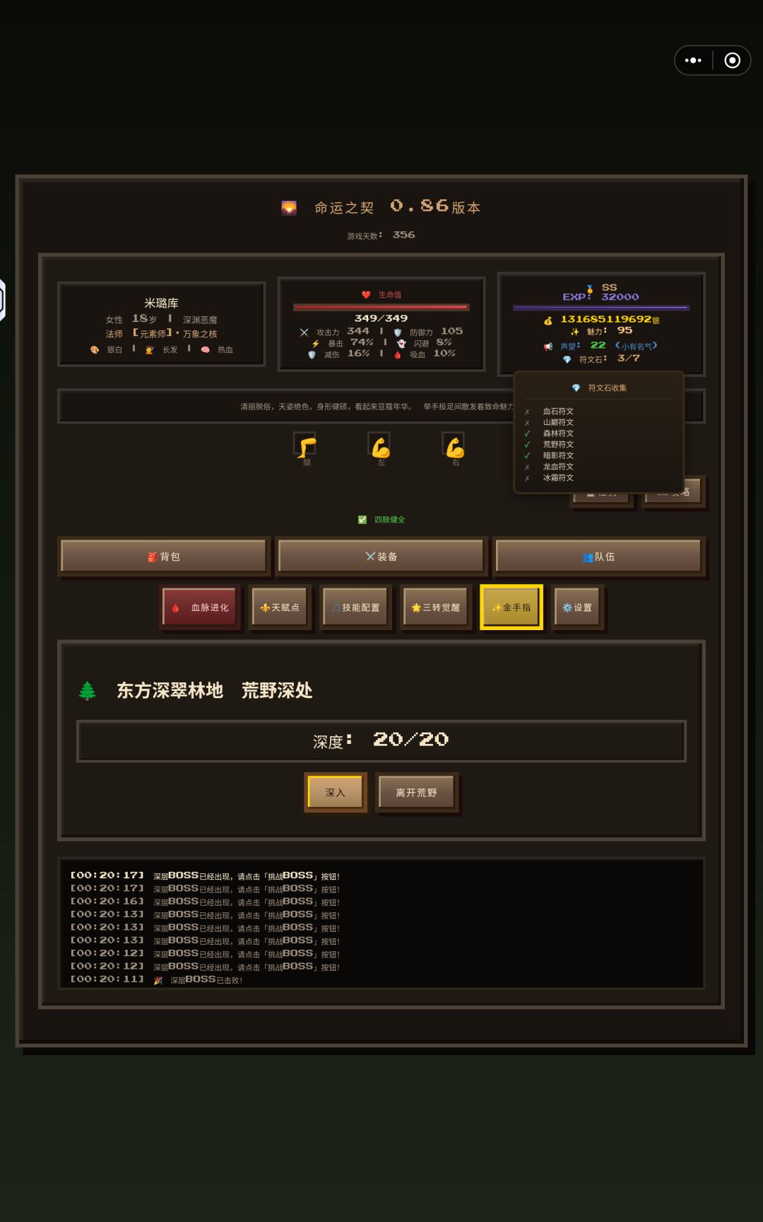 符文被Bug吞了,Boss也不见了 2