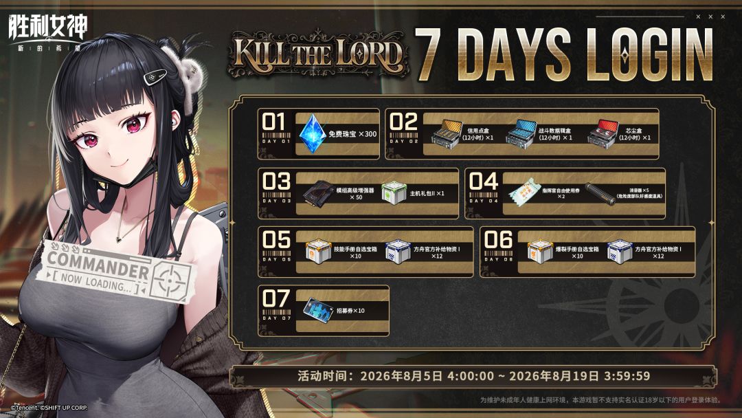 「KILL THE LORD 覆灭虚像」7日签到活动 | FAIR JUDGE截图