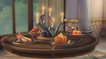 【稀世家具】潮汐之歌和【奇珍家具】深海餐桌游戏内效果展示