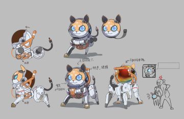 哎呀呀呀，好像还没给大家介绍过汪财我的身体构造~看完这个图你们就知道世界上不会再有第二个跟汪财一样智能又便携的AI电子狗了~ㄟ( ▔, ▔ )ㄏ
（PS：我的嘴是桃宫画的哦~#游戏安利#游戏推荐#宝藏厂商#新游安利#新游预约