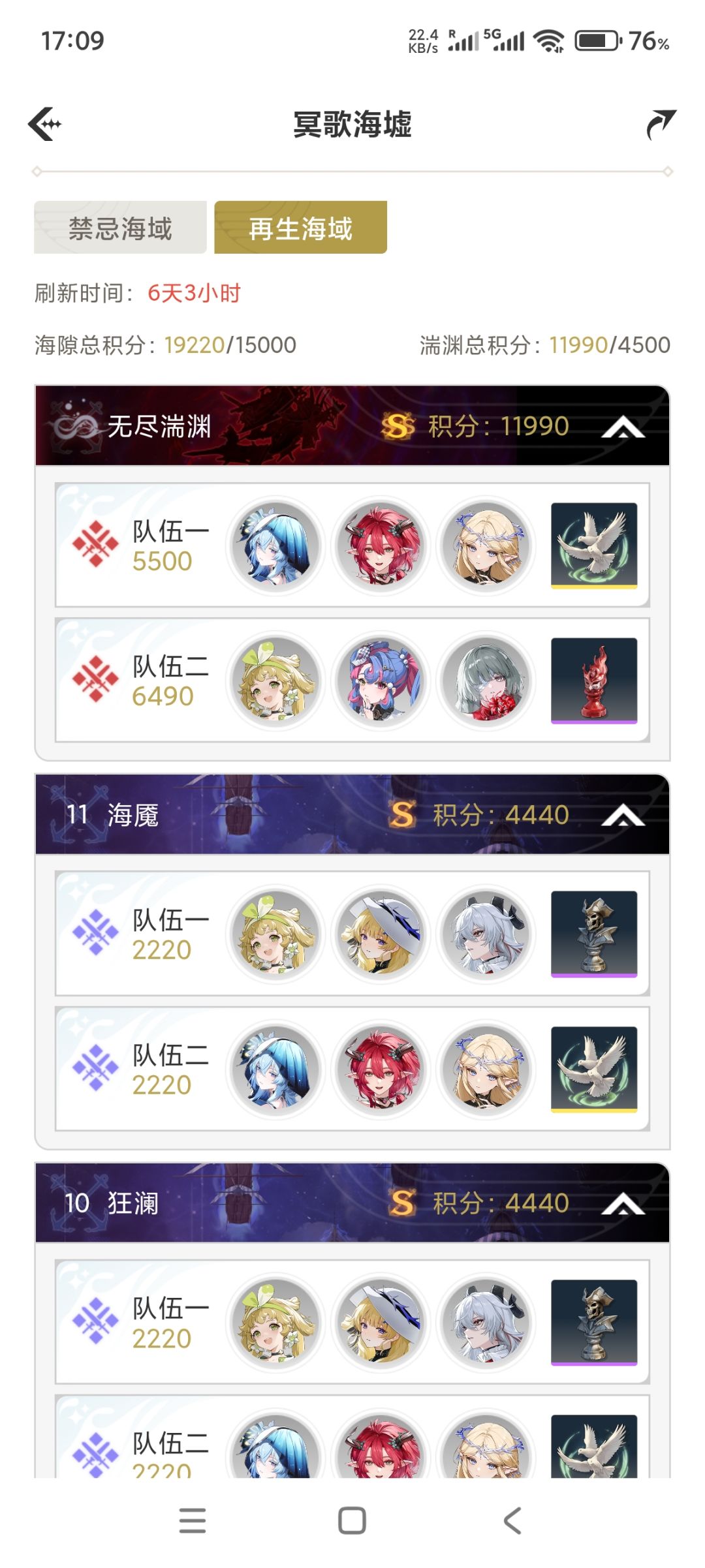 抽完六链弗洛洛以后又有所突破了 2
