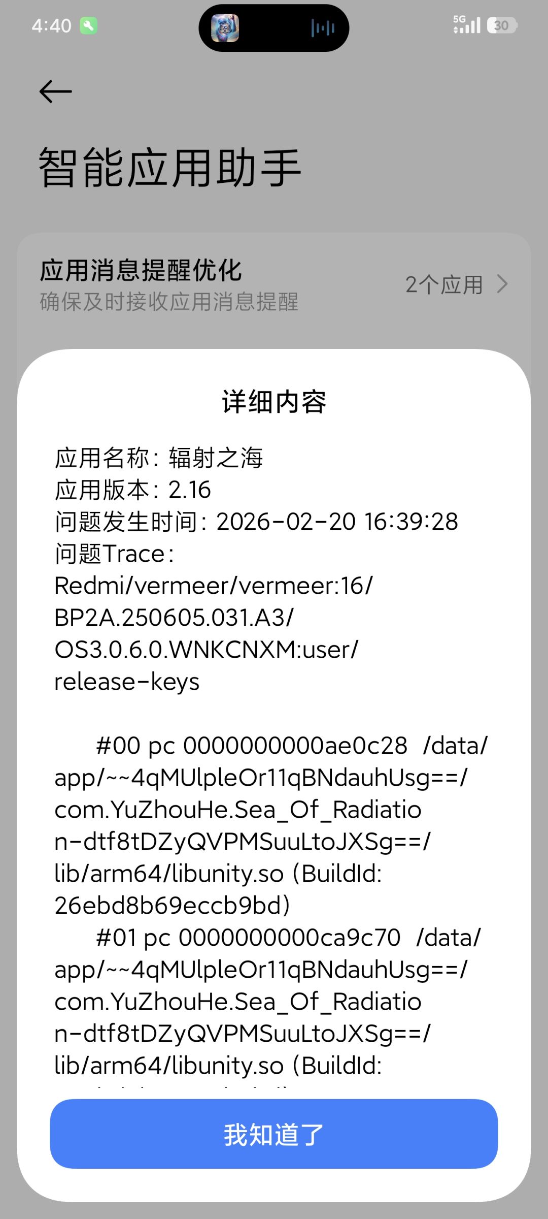 闪退😅 1