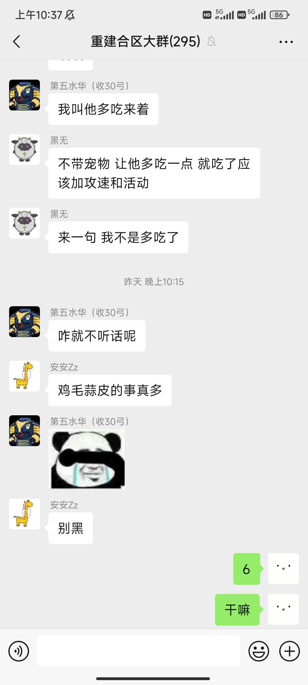 挂安安和她的沸羊羊们 6