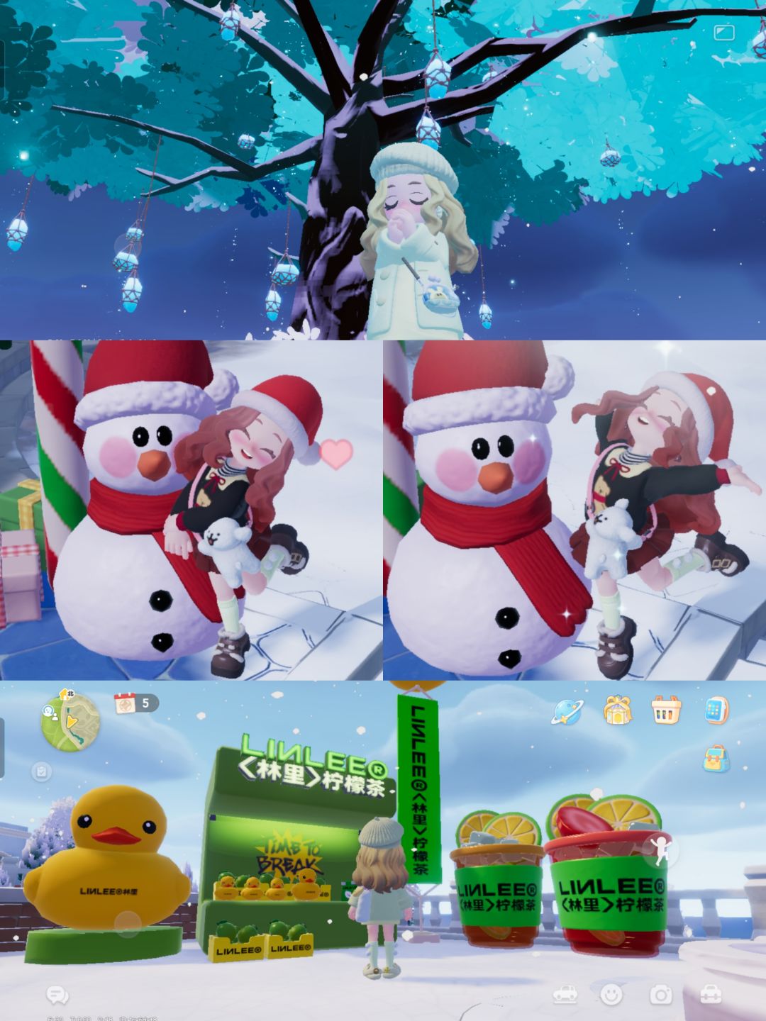 ☃️小镇雪景和NPC贴贴存帖💗 3