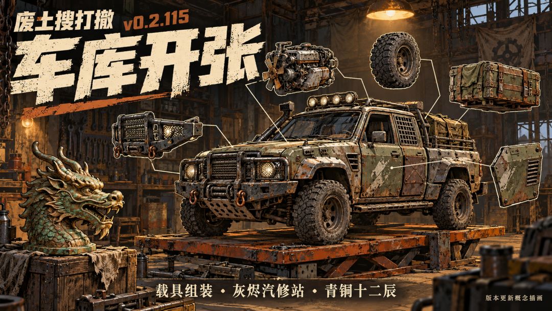 【版本更新】车库开张,灰烬汽修站开放 1