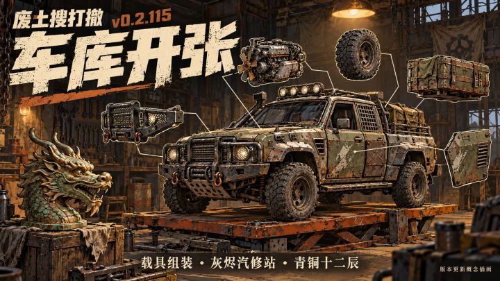 【版本更新】车库开张,灰烬汽修站开放截图