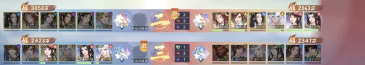 同一个人,差1000w战力能输,真棒截图