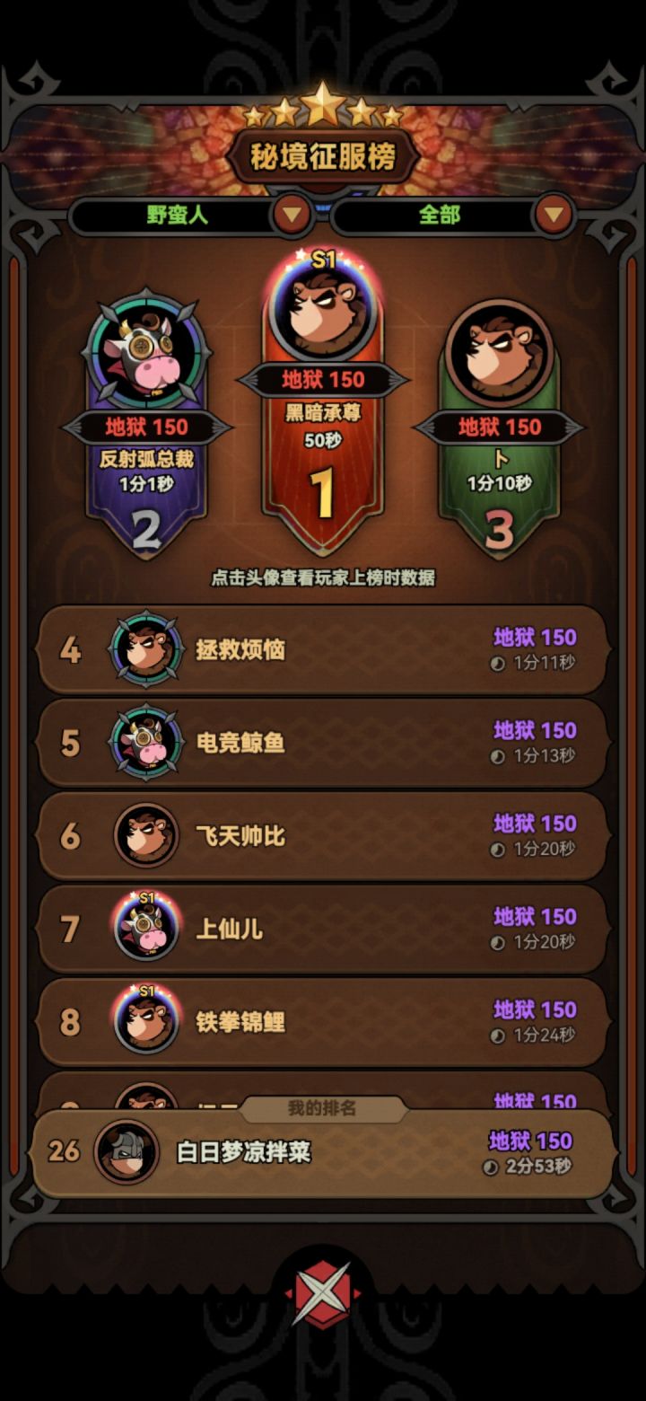 蒜头闪避旋风斩过咯。截图