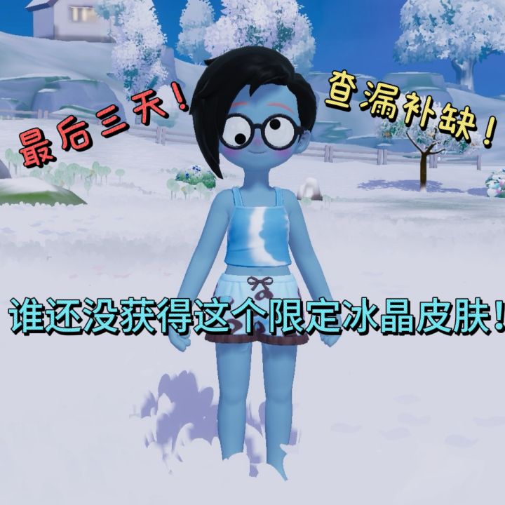 冰雪季快结束了 这款限定冰晶皮肤别忘啦截图
