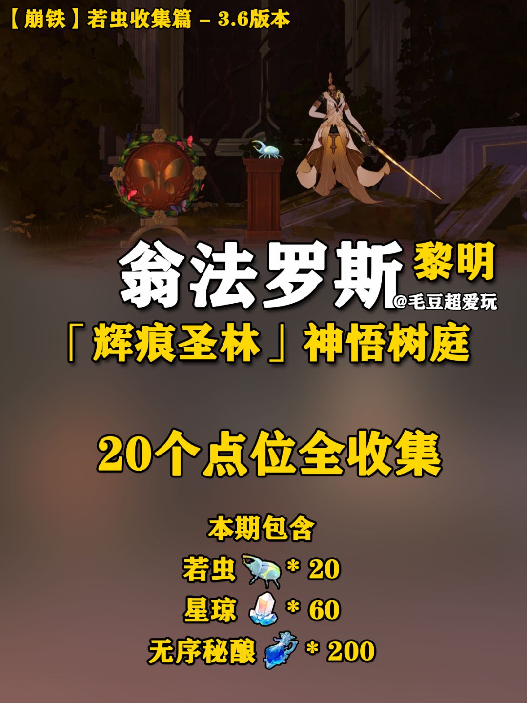 【V3.6攻略】黎明神悟树庭若虫 1