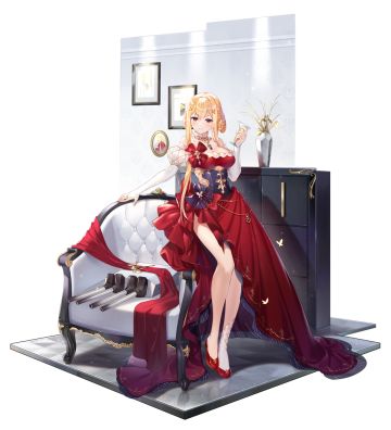 换装展示丨红衣公爵的邀约：沉醉在爱与奢华的夜