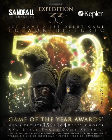 【快讯】33号远征队斩获500个年度最佳奖项