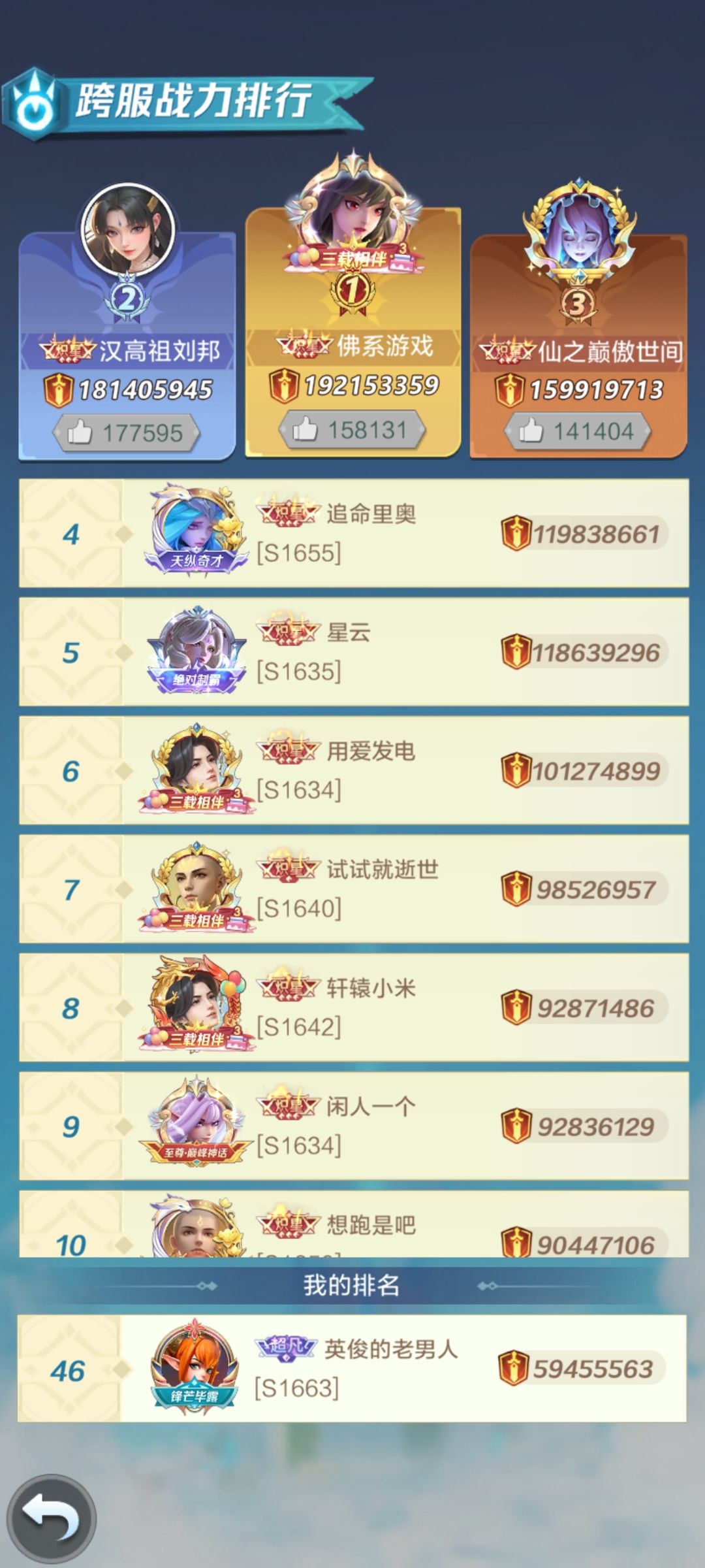 官服零氪155天记录 3