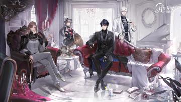 【月影别墅】全员福利壁纸